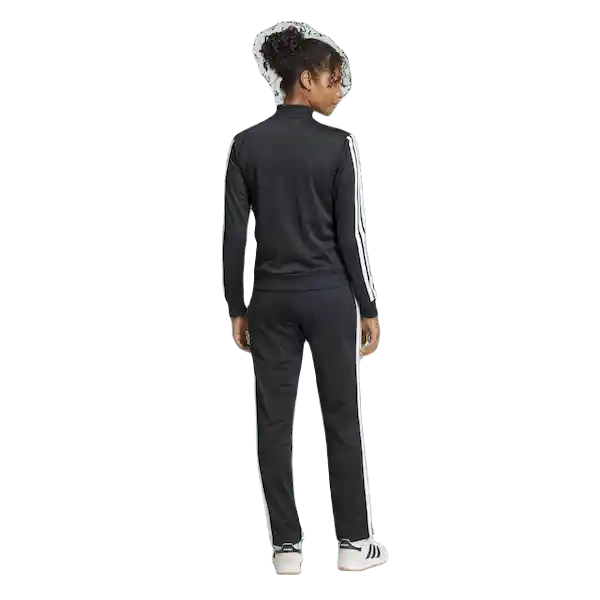 Adidas Buzo Sudadera 3S Tr Ts Lifestyle de Mujer Negro Talla S