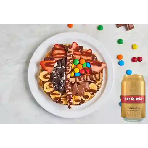Combo Waffle Goloso + Club col. Dorada Lta 330ml