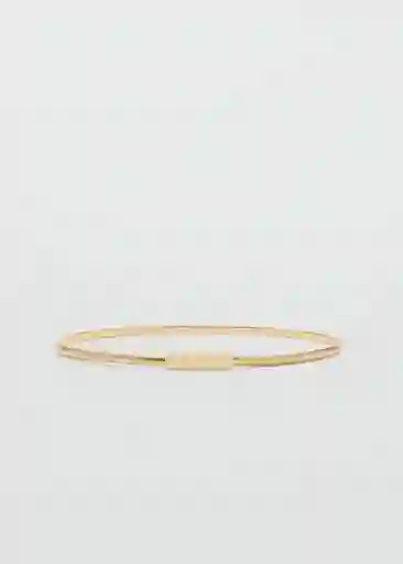 Cinturón Omega Oro Talla M Mujer Mango