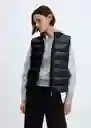 Chaleco Blanvest Negro Talla 26 Mujer Mango