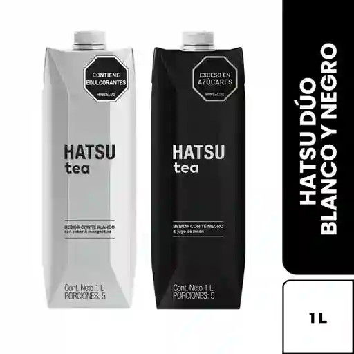 Hatsu Pack té Dúo Negro y Blanco 1 L x 2 Und