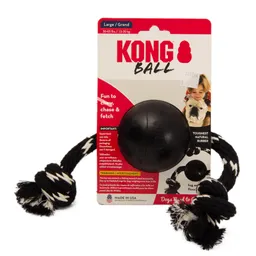 Kong Caucho Para Perro Extreme Pelota Con Lazo L