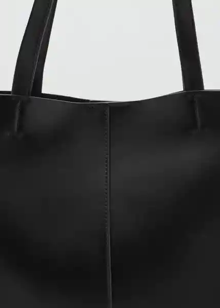 Bolso M Manu Negro Talla 99 Mujer Mango