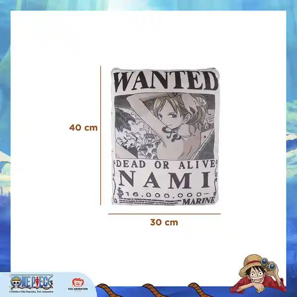 Almohada Cojín Nami Serie One Piece Variado 16 in Miniso
