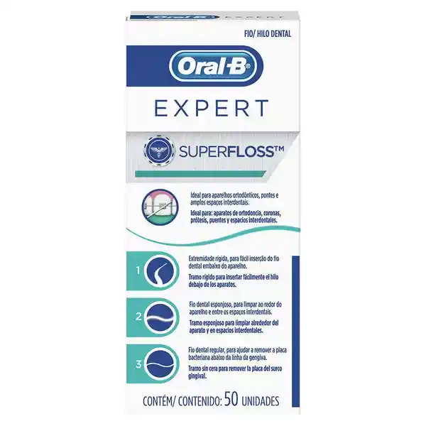 Seda Dental Oral-B Expert SuperFloss 50 Unidades