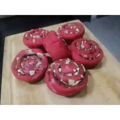 Red Velvet Cinnamon Rolls X 6