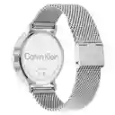 Reloj Modern Para Hombre Color Plateado 25200047 Calvin Klein