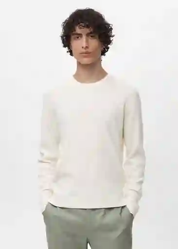 Jersey Antigua Offwhite Talla XL Hombre Mango