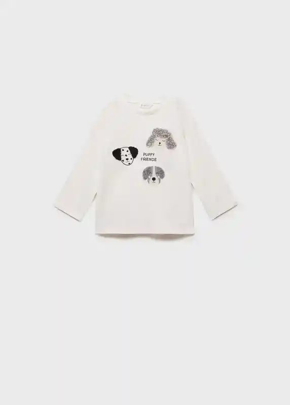 Camiseta Buddies Off White Talla 97 Niñas Mango