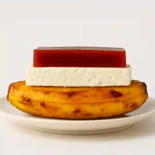 Plátano con Queso y Bocadillo