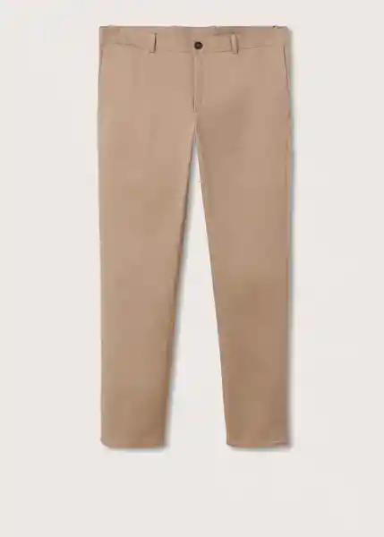 Pantalón Dublino Beige Talla 52 Hombre Mango