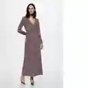 Vestido Copi Rosa Talla M Mujer Mango