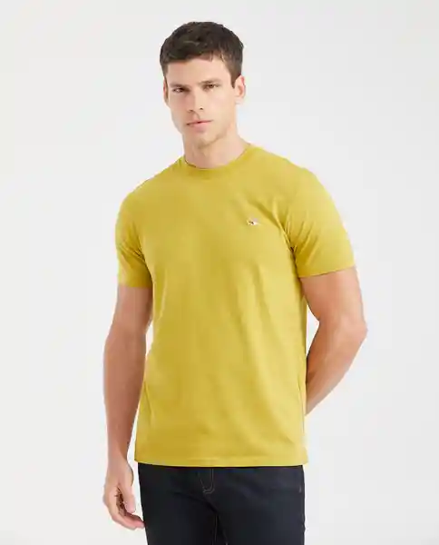 Camiseta Basic Colors Masculino Verde Palma Medio XS Chevignon