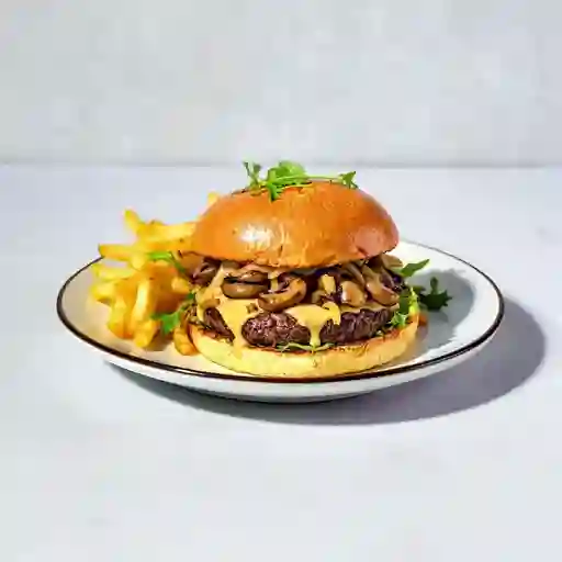 Hamburguesa Champiñones