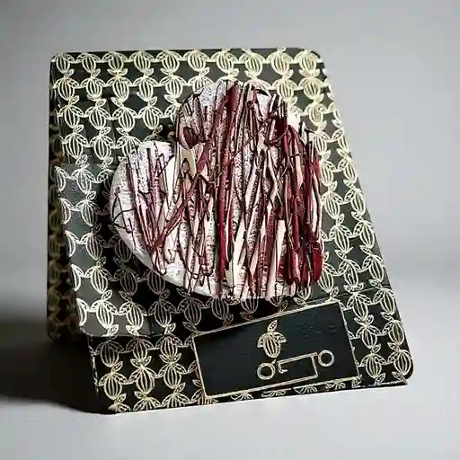 Torta Helada Corazón con Chocolate Negro