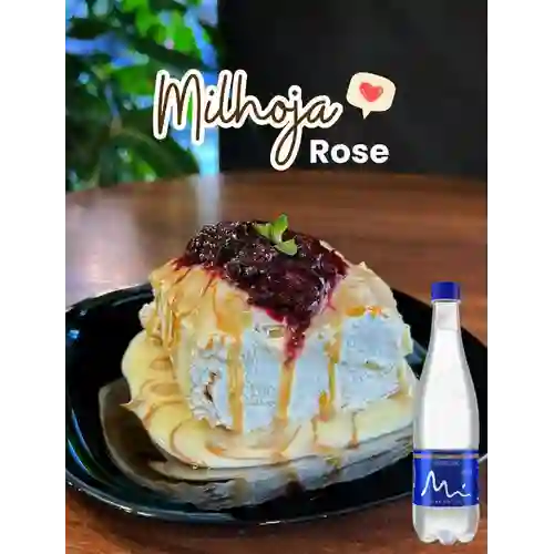 Combo Milhoja Rose - RF + Manantial Sin Gas 600ml