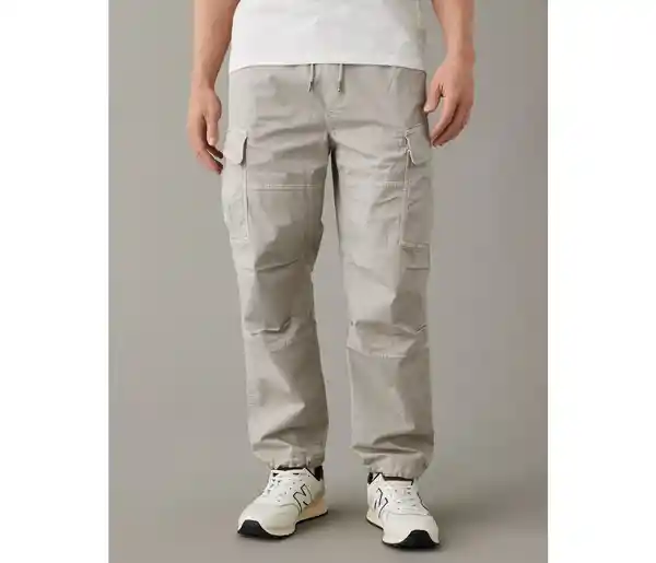 Pantalón Hombre Gris Talla MEDIUM American Eagle