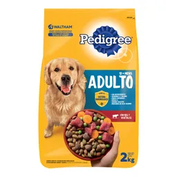 Pedigree Alimento para Perros Adultos con Res y Vegetales