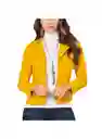 Croydon Blazer Araceli Mujer Amarillo Talla XL