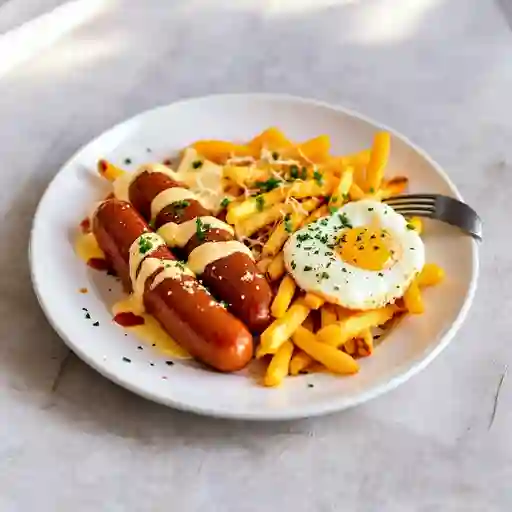 Salchipapa Americana Especial