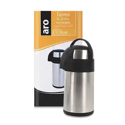 Aro Termo Acero Inoxidable Doble Pared 3.5 L