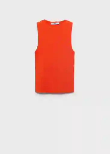 Top Hernan Naranja Talla XS Mujer Mango