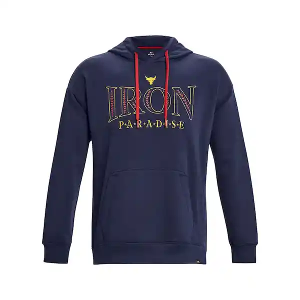 Under Armour Hoodie Sudadera Project Rock Rival Hombre Azul T. M