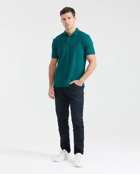 Camiseta Polo Clasic Verde Pluvisilva Ultra Oscuro S Chevignon