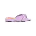 Sandalias Plana London Lila Talla 37