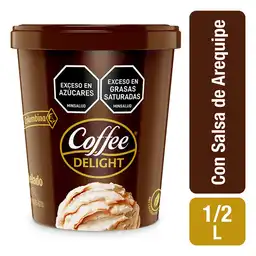 Coffee Delight Helado Sabor Café con Salsa de Arequipe