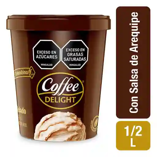 Coffee Delight Helado Sabor Café con Salsa de Arequipe