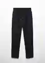 Pantalón Bruce Negro Talla XS Mujer Mango