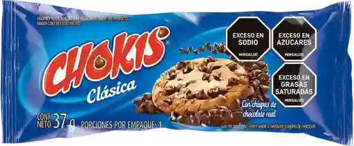 Chokis Galleta Clásica Chispas de Chocolate 37 g