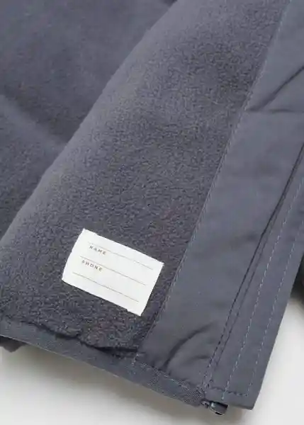 Abrigo Anorak Jordi Antracita Talla 70 Niños Mango