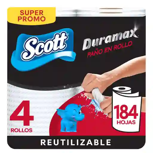 Paño Reutilizables Scott Duramax 46 Hojas 4 Und