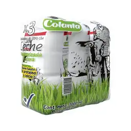 Colanta Leche Pasteurizada Entera pack 3