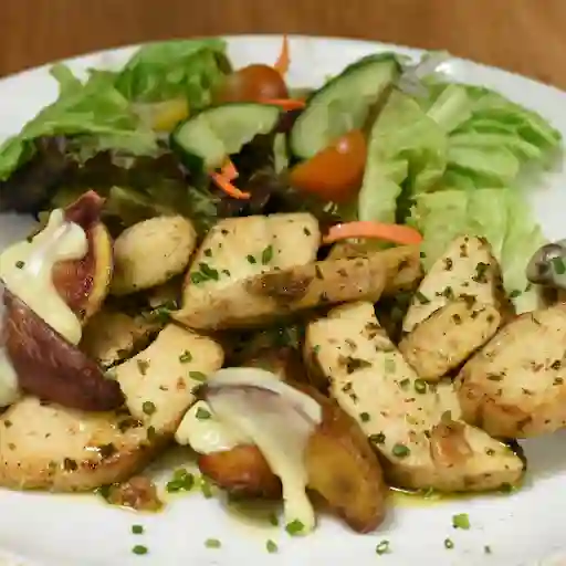 POLLO A LA PARRILLA CON MANTEQUILLA DE LIMON