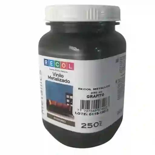 Recol Vinilo Metalizado Metallics Grafito