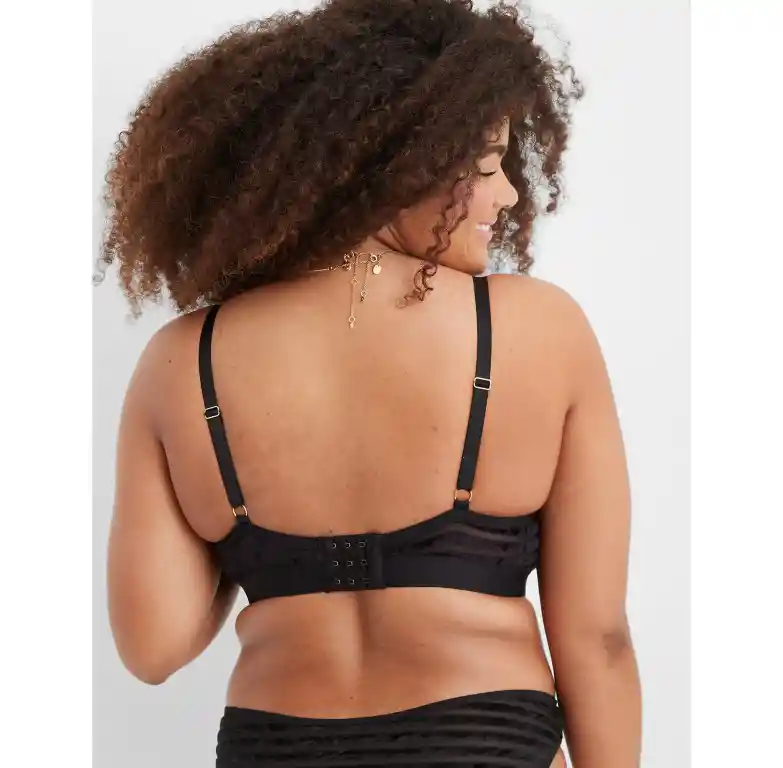 Bralette Negro Suave y Fácil Small American Eagle