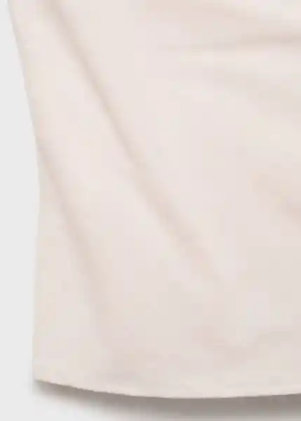 Top Riga Crudo Talla S Mujer Mango