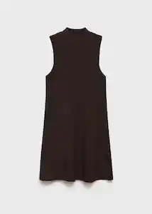 Vestido Sesete Chocolate Talla S Mujer Mango