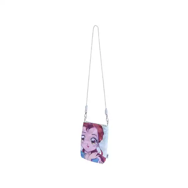 Bolso Porta Celular Serie Disney Manga Princesas Bella Miniso