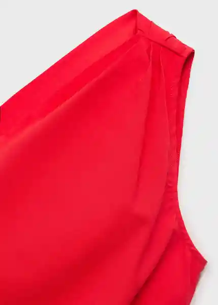Vestido Knot Rojo Talla S Mujer Mango