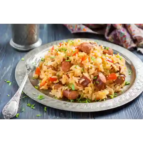 Arroz de Cerdo Al Barril Mas 2 Chorizo