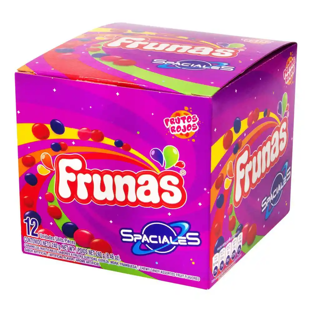 Frunas Caramelo Masticable Frutos Rojos