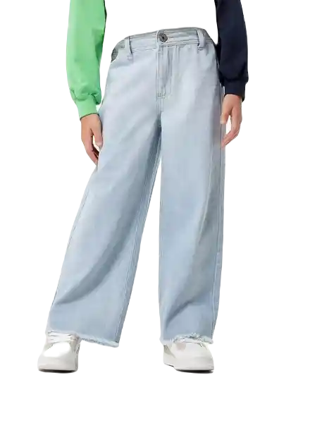 Jean Tiro Medio Índigo Claro Talla 12