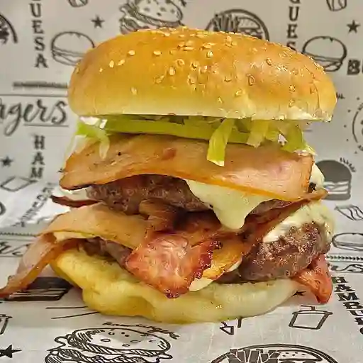 Combo Doble Super Especial Hamburguesa