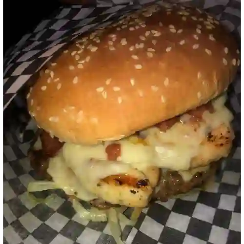 Hamburguesa Doble Pollo