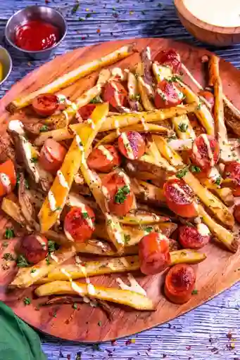 Salchipapas Tradicional