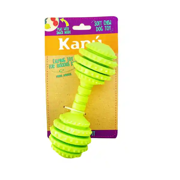 Kanu Juguete Para Perro Porta Hueso Verde